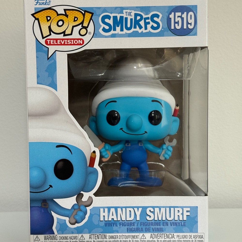 Funko Pop! Handy Smurf Vinyl Figure #1519
